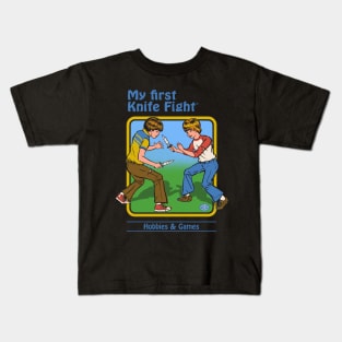 My First Knife Fight Kids T-Shirt